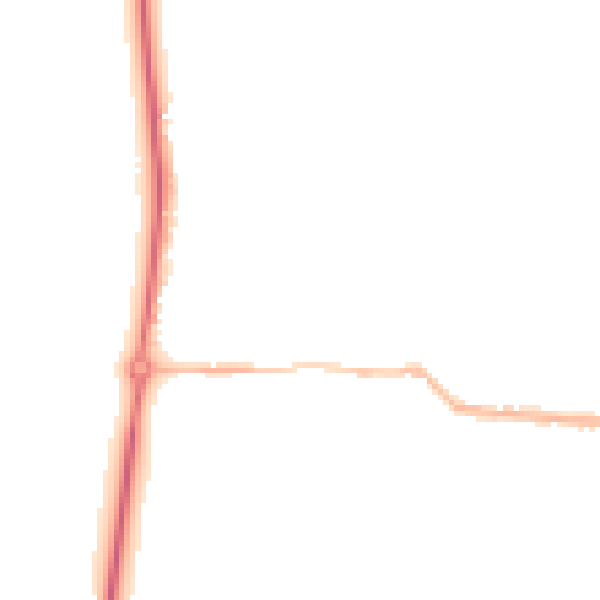 Night-time road noise heatmap for NN29 7PP