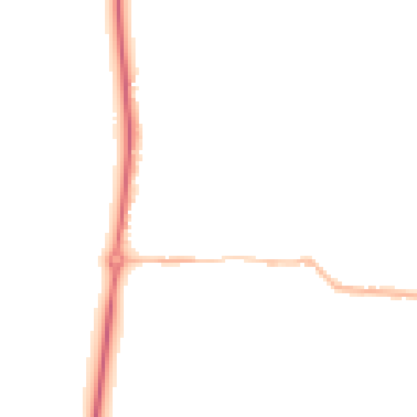 Night-time road noise heatmap for NN29 7PW