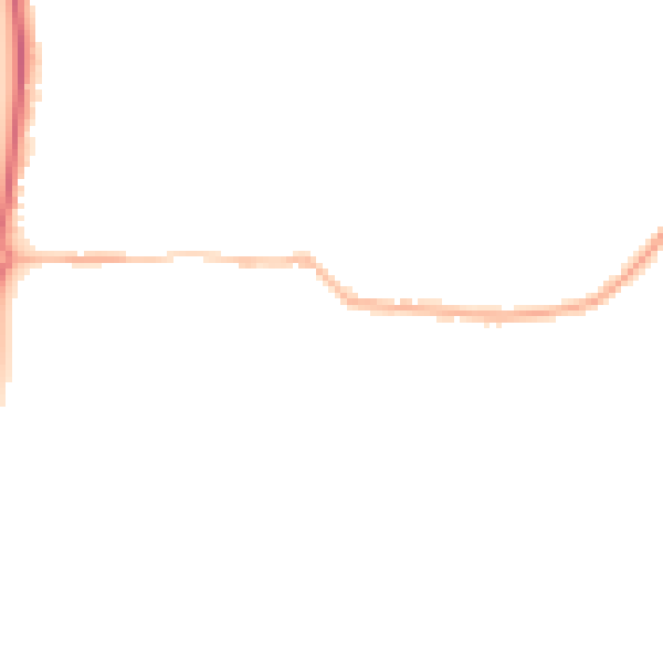 Night-time road noise heatmap for NN29 7RX