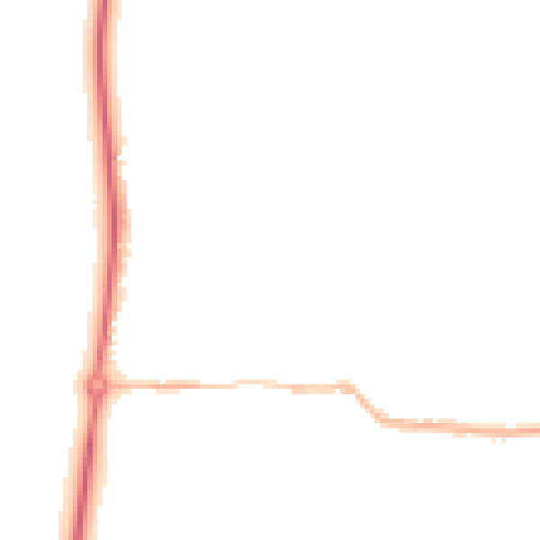 Night-time road noise heatmap for NN29 7SH