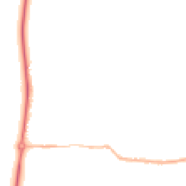 Night-time road noise heatmap for NN29 7SP