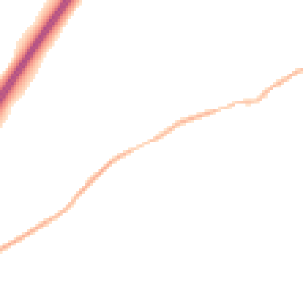 Night-time road noise heatmap for NN29 7TA