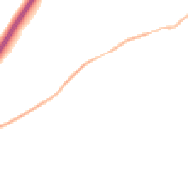 Night-time road noise heatmap for NN29 7TE