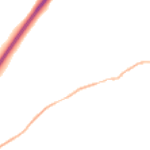Night-time road noise heatmap for NN29 7TF