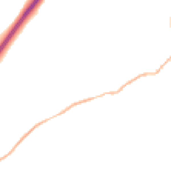 Night-time road noise heatmap for NN29 7TG