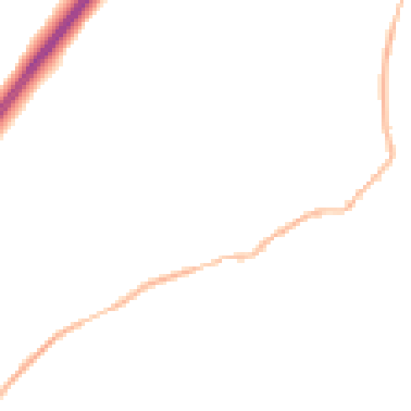 Night-time road noise heatmap for NN29 7TP