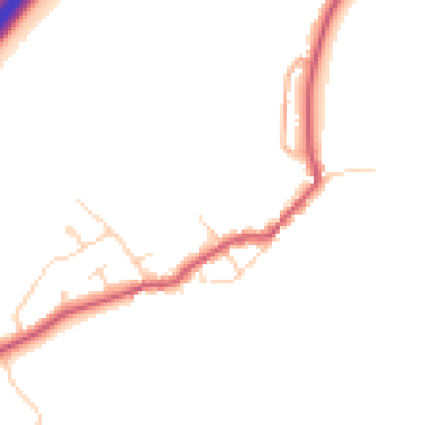Daytime road noise heatmap for NN29 7TR