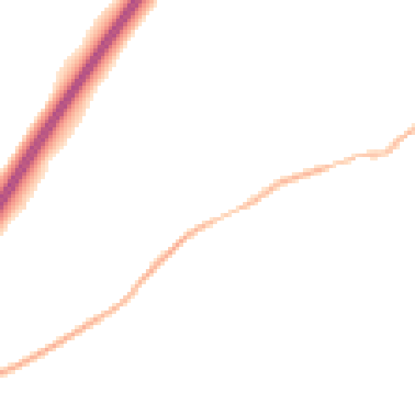 Night-time road noise heatmap for NN29 7UD