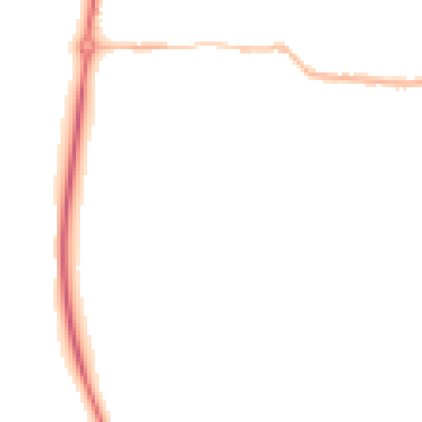Night-time road noise heatmap for NN29 7UH