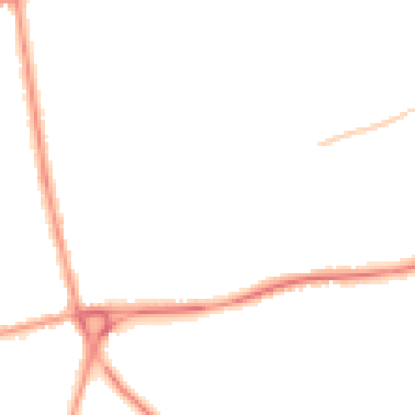 Night-time road noise heatmap for NN3 2BP