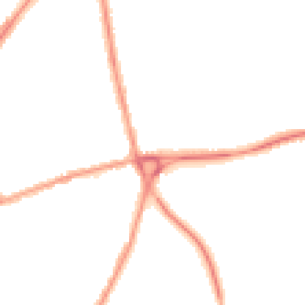 Night-time road noise heatmap for NN3 2BU