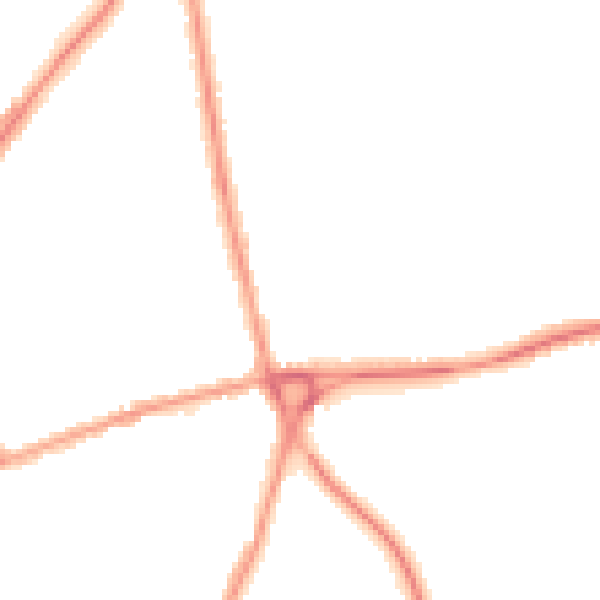 Night-time road noise heatmap for NN3 2BY