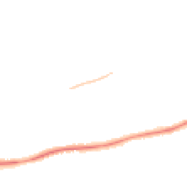 Night-time road noise heatmap for NN3 2DB