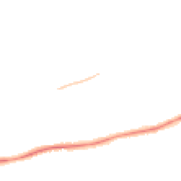 Night-time road noise heatmap for NN3 2DD