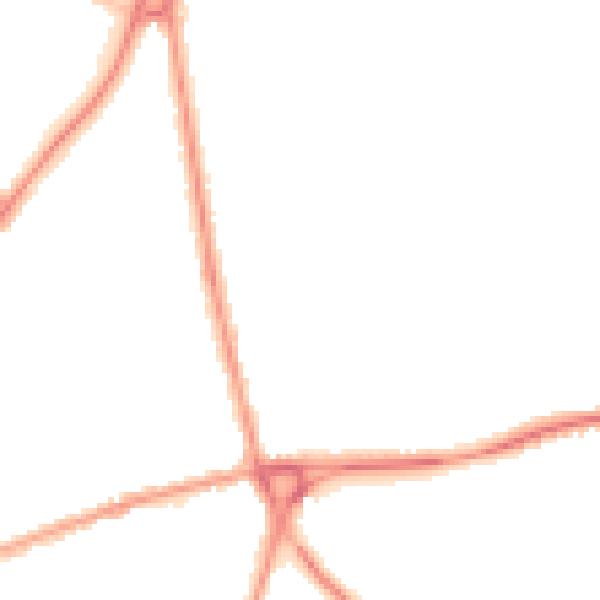 Night-time road noise heatmap for NN3 2JF