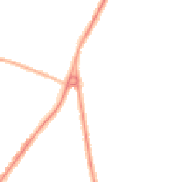 Night-time road noise heatmap for NN3 2JP