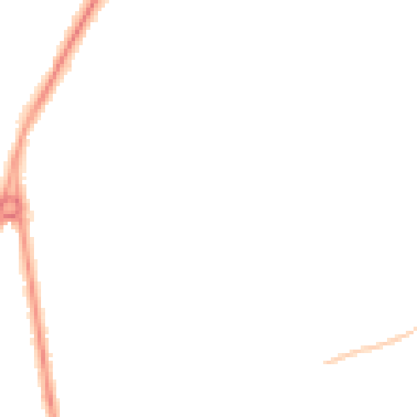 Night-time road noise heatmap for NN3 2LS