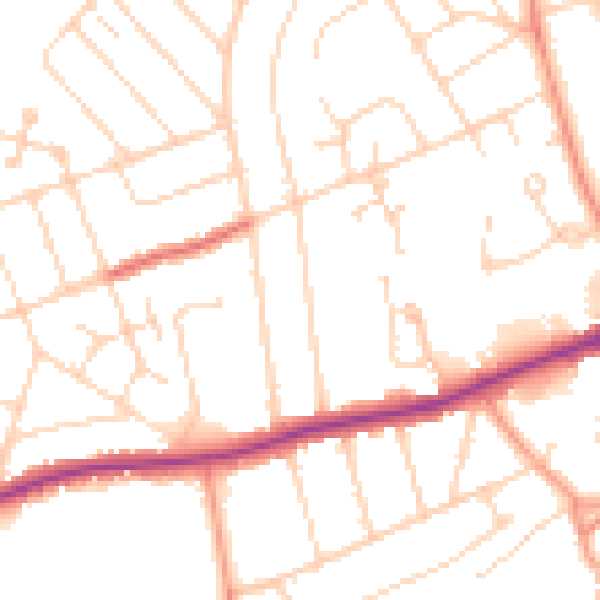 Daytime road noise heatmap for NN3 2PD