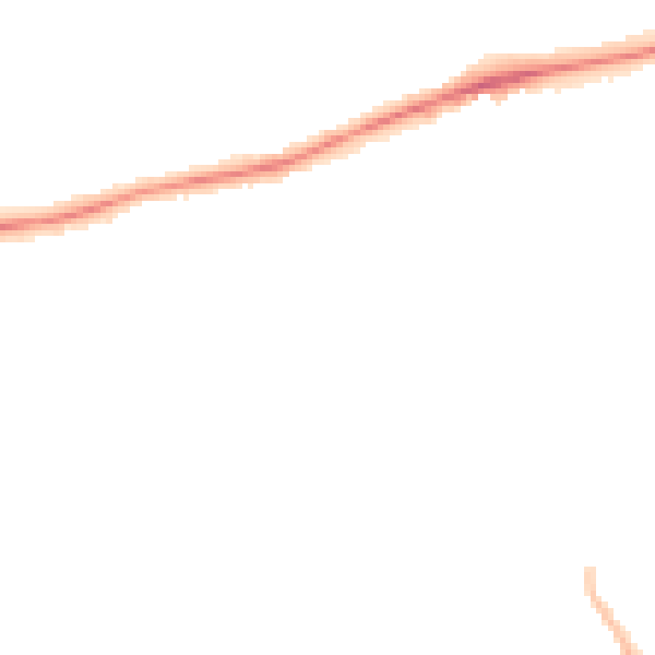 Night-time road noise heatmap for NN3 3AR