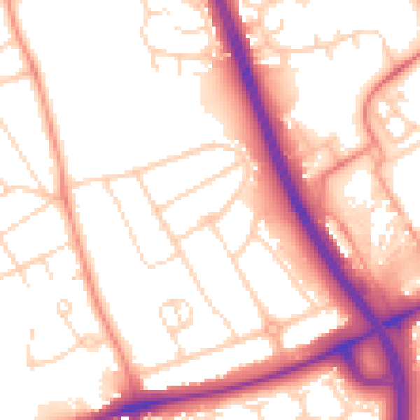 Daytime road noise heatmap for NN3 3DX