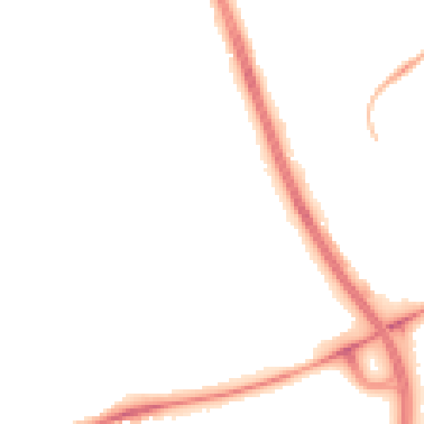 Night-time road noise heatmap for NN3 3DX