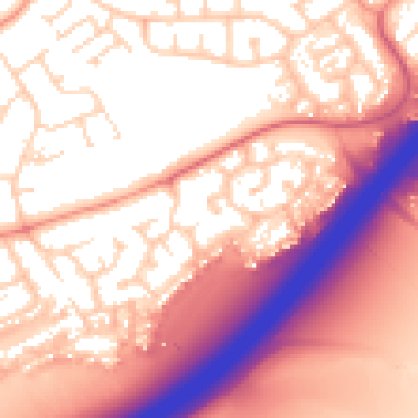 Daytime road noise heatmap for NN3 3HG