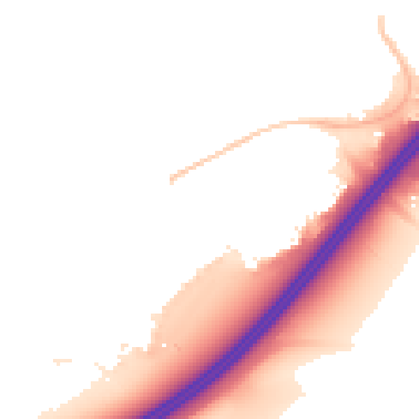 Night-time road noise heatmap for NN3 3HG