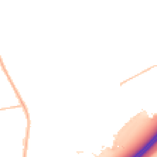 Night-time road noise heatmap for NN3 3LP