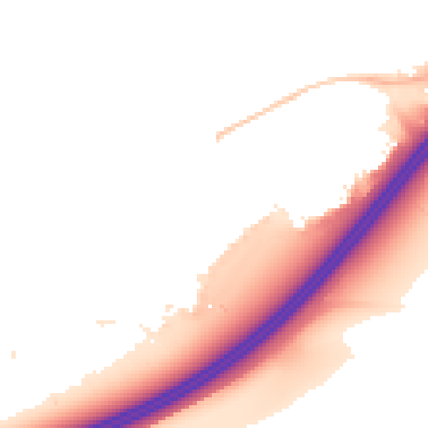 Night-time road noise heatmap for NN3 3XG
