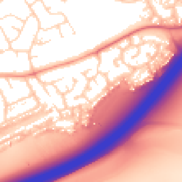 Daytime road noise heatmap for NN3 3XH