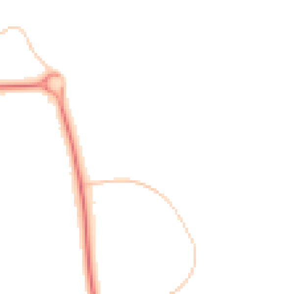 Night-time road noise heatmap for NN3 5DU