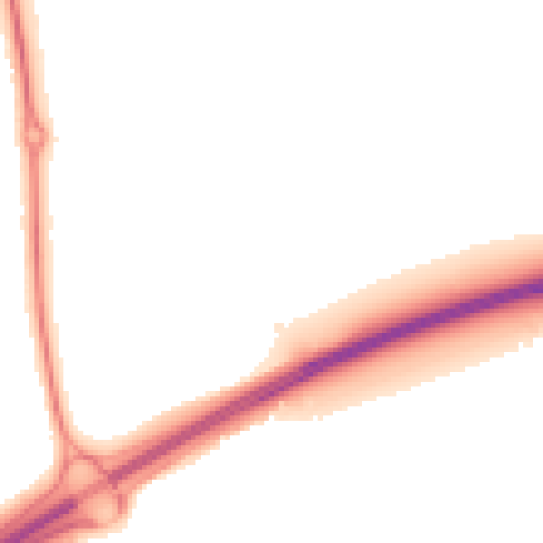Night-time road noise heatmap for NN3 5EA