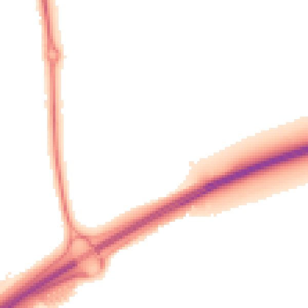 Night-time road noise heatmap for NN3 5FA