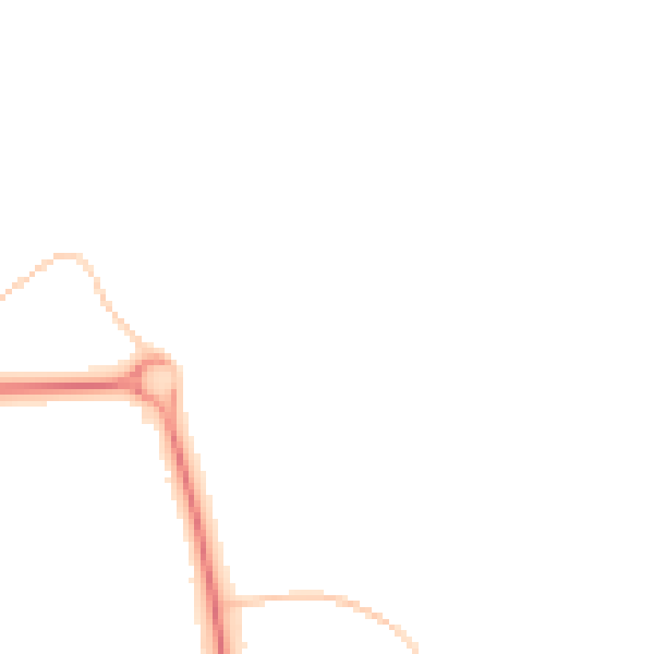 Night-time road noise heatmap for NN3 5GP