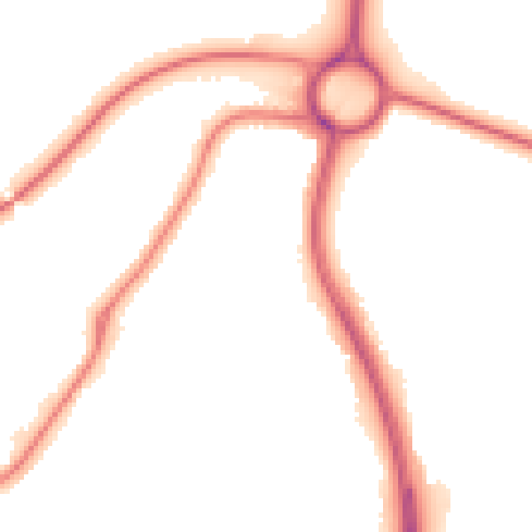 Night-time road noise heatmap for NN3 6AG