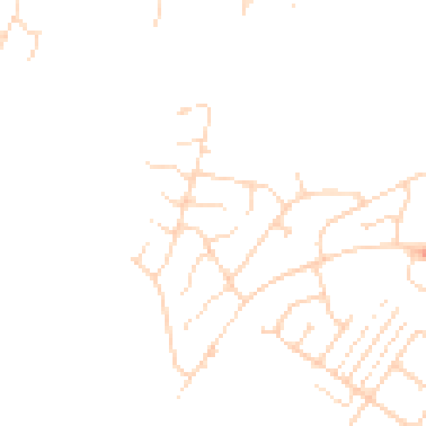 Daytime road noise heatmap for NN3 6EJ