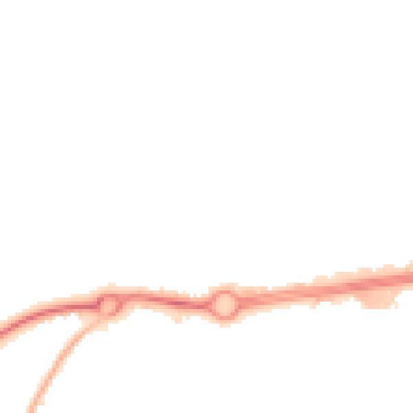 Night-time road noise heatmap for NN3 6HY