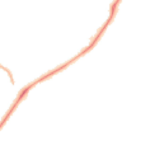 Night-time road noise heatmap for NN3 6PY