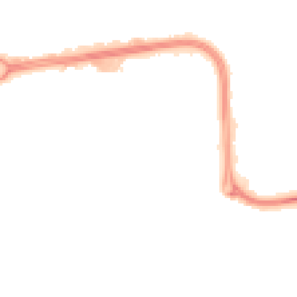 Night-time road noise heatmap for NN3 6RU