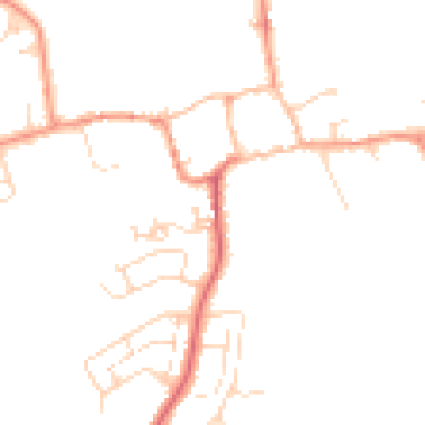 Daytime road noise heatmap for NN3 7AG