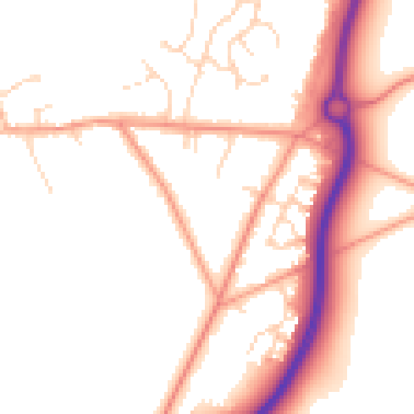 Daytime road noise heatmap for NN3 7AT