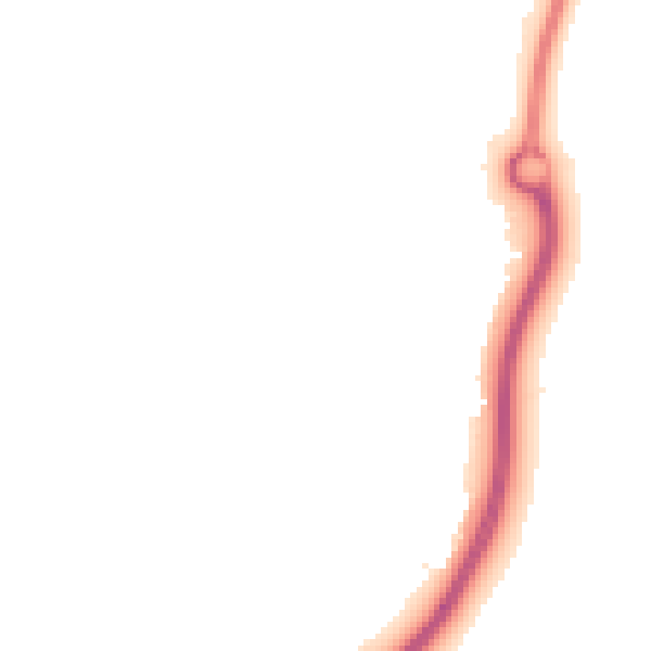 Night-time road noise heatmap for NN3 7AT