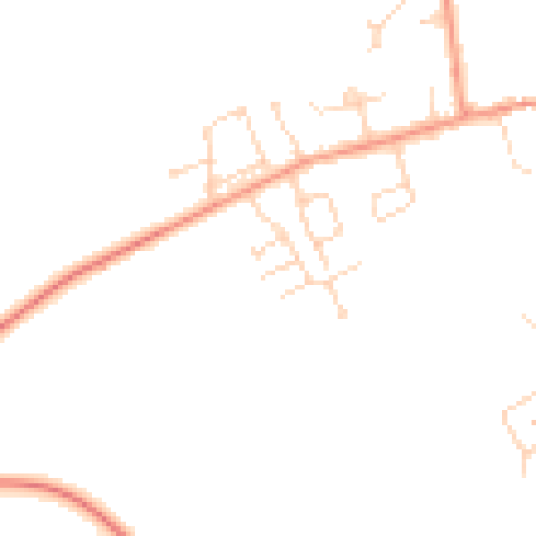 Daytime road noise heatmap for NN3 7QD