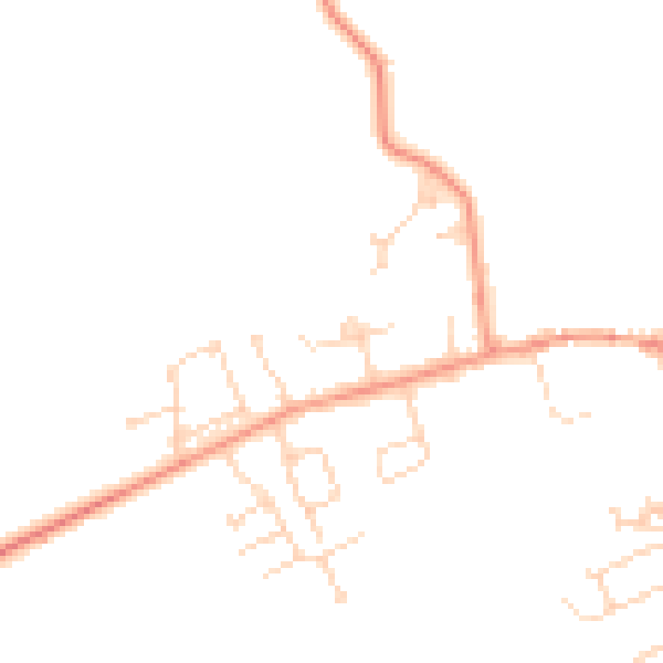 Daytime road noise heatmap for NN3 7SL