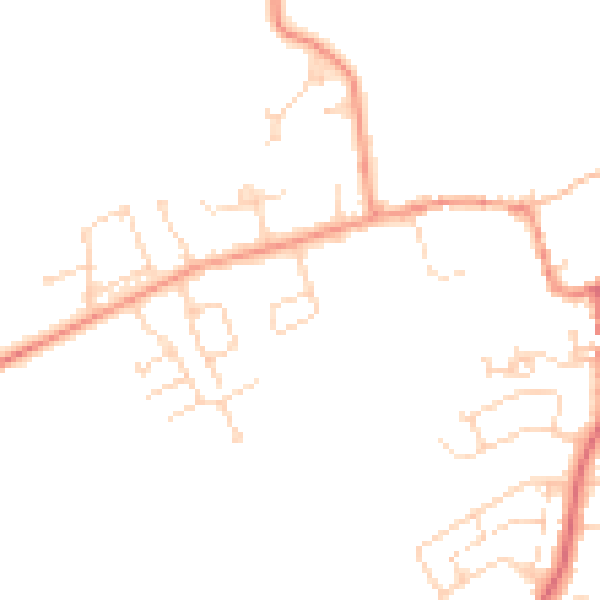 Daytime road noise heatmap for NN3 7SN