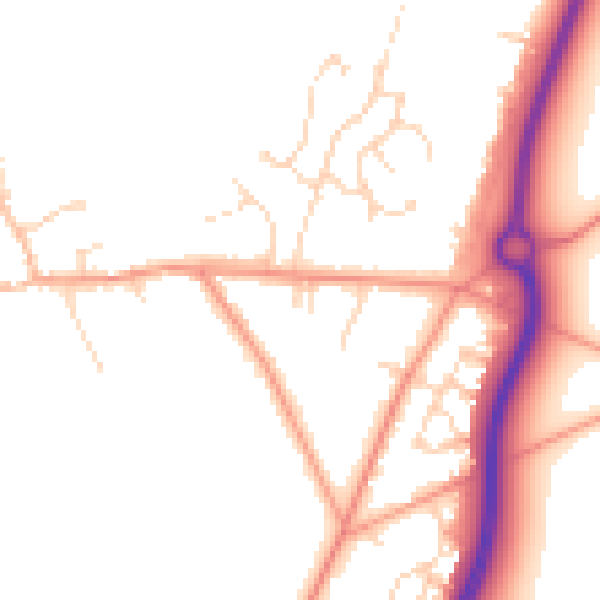 Daytime road noise heatmap for NN3 7TF