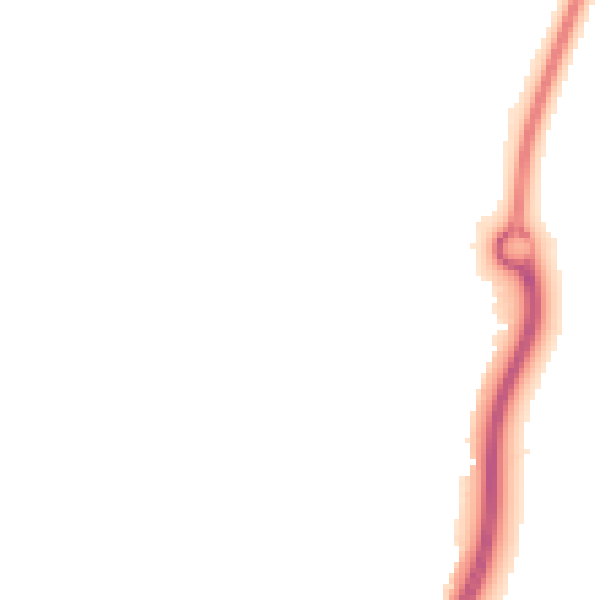 Night-time road noise heatmap for NN3 7TF