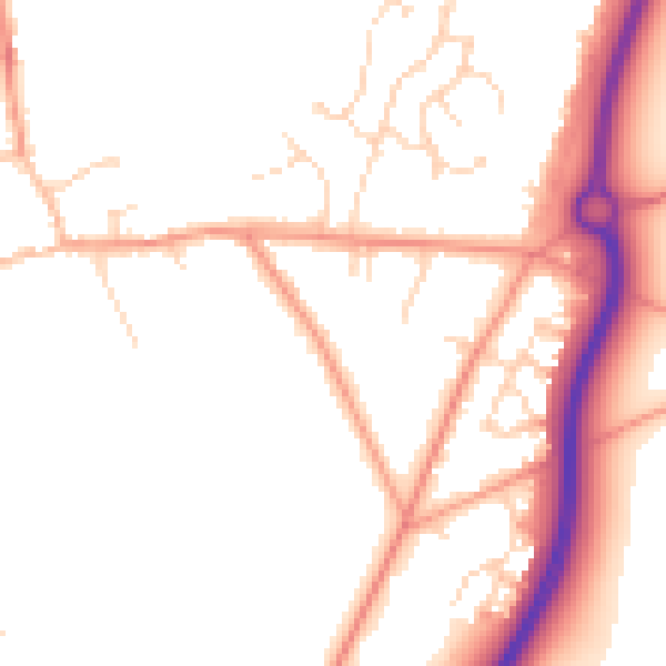Daytime road noise heatmap for NN3 7TH