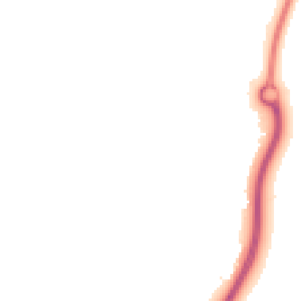 Night-time road noise heatmap for NN3 7TH
