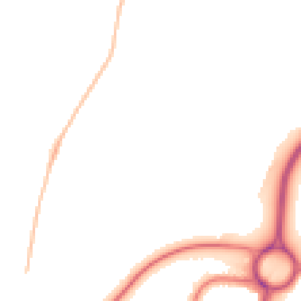 Night-time road noise heatmap for NN3 7TX